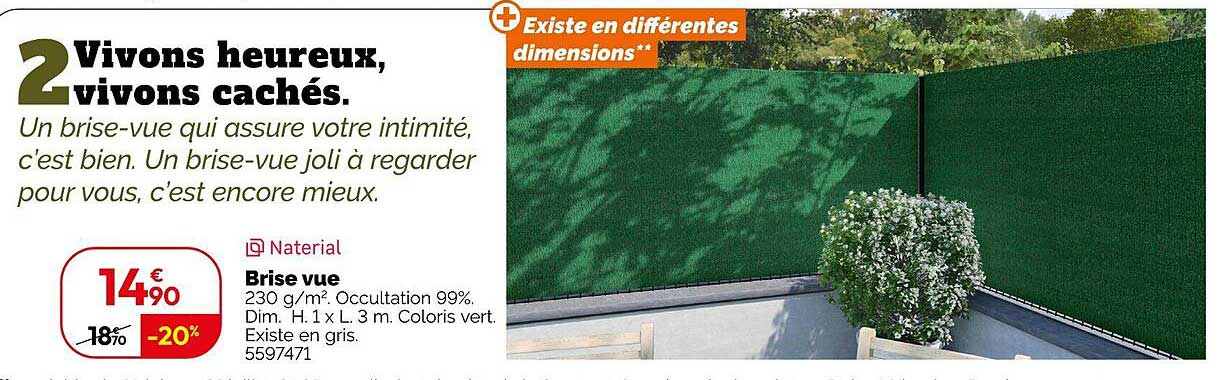 Brise vue