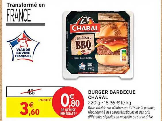BURGER BARBECUE CHARAL