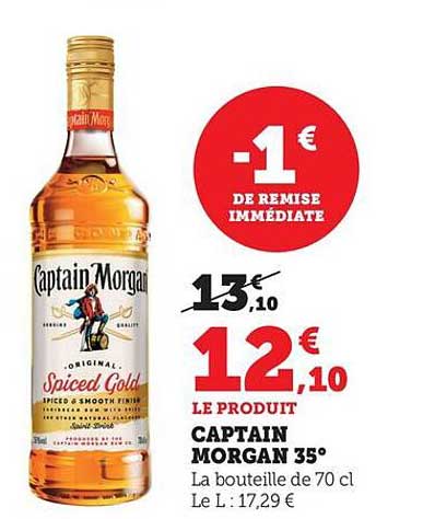 CAPTAIN MORGAN 35°