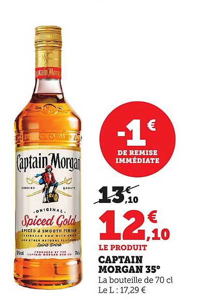 CAPTAIN MORGAN 35°