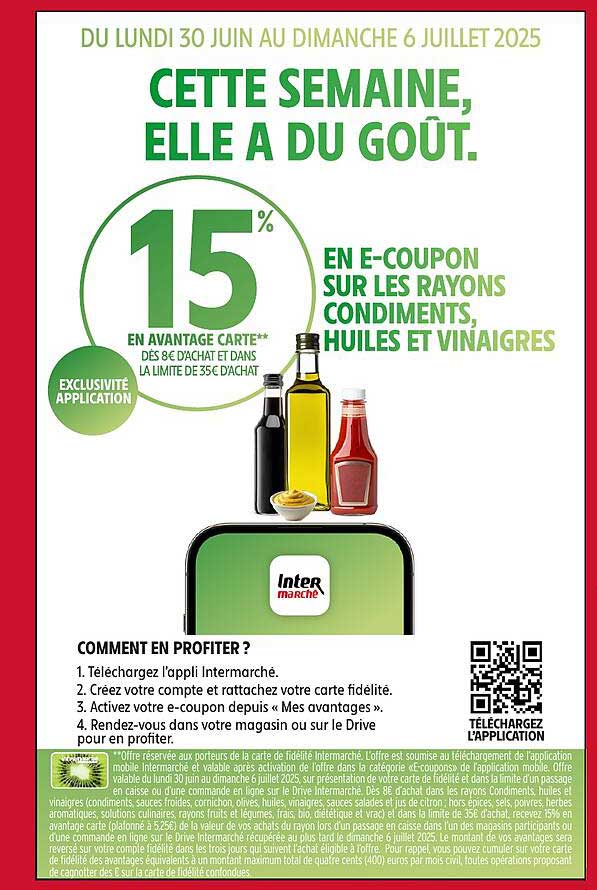 Cette semaine, elle a du goût.
