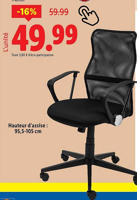 Chaise de Bureau Ergonomique - Offre Spéciale
