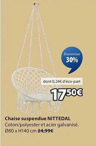 Chaise suspendue NITTEDAL