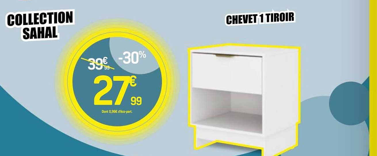 CHEVET 1 TIROIR