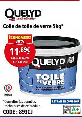 Colle de toile de verre 5kg*