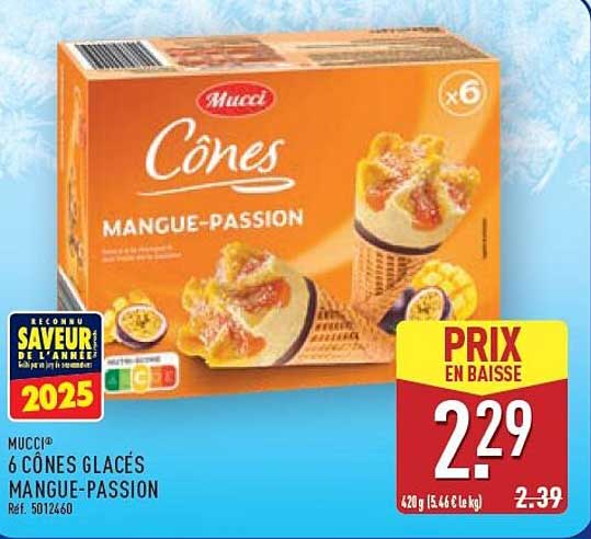 Cônes Mangue-Passion