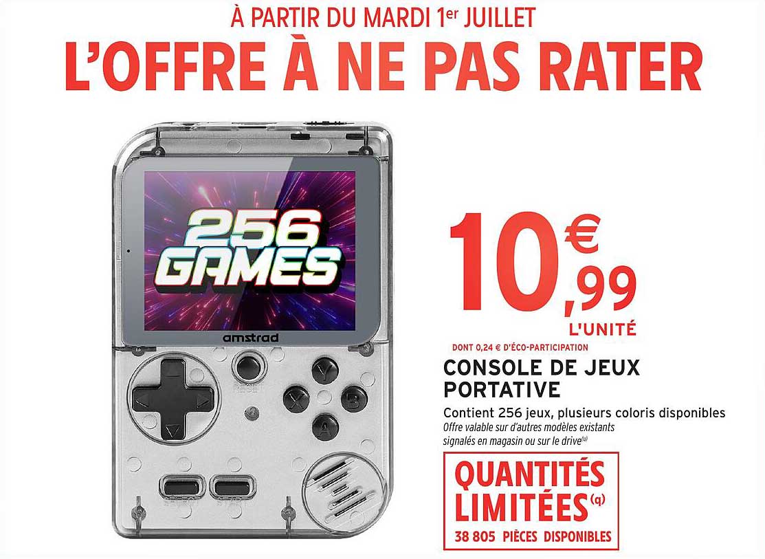 CONSOLE DE JEUX PORTATIVE