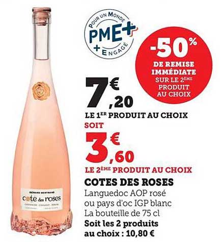 COTES DES ROSES