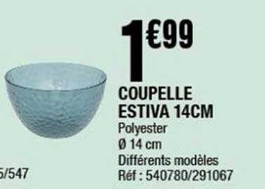 COUPELLE ESTIVA 14CM