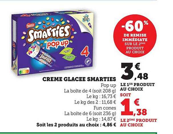 CREME GLACEE SMARTIES