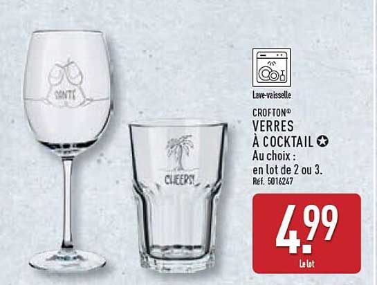 CROFTON® VERRES À COCKTAIL