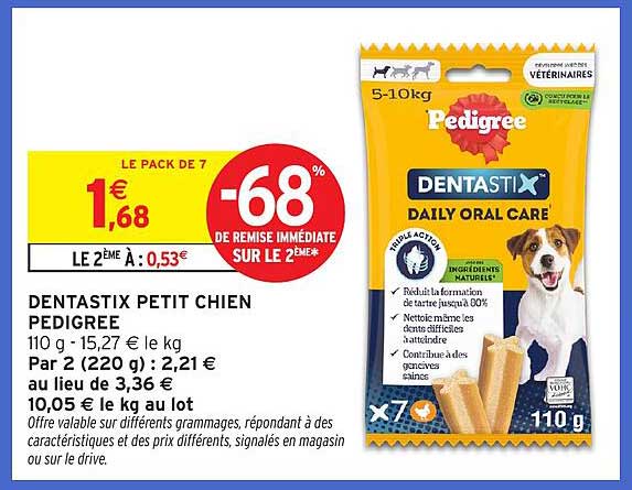 DENTASTIX PETIT CHIEN PEDIGREE