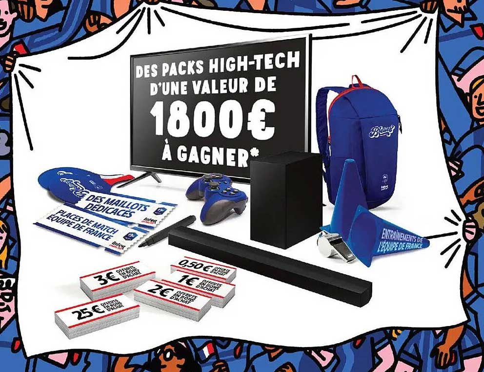 DES PACKS HIGH-TECH D’UNE VALEUR DE 1800 € À GAGNER