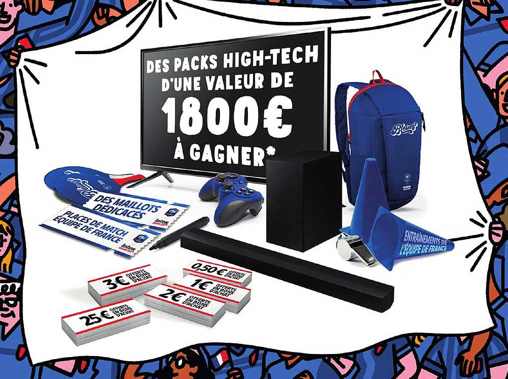 DES PACKS HIGH-TECH D'UNE VALEUR DE 1800 € À GAGNER