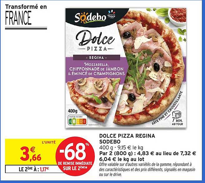 DOLCE PIZZA REGINA SODEBO