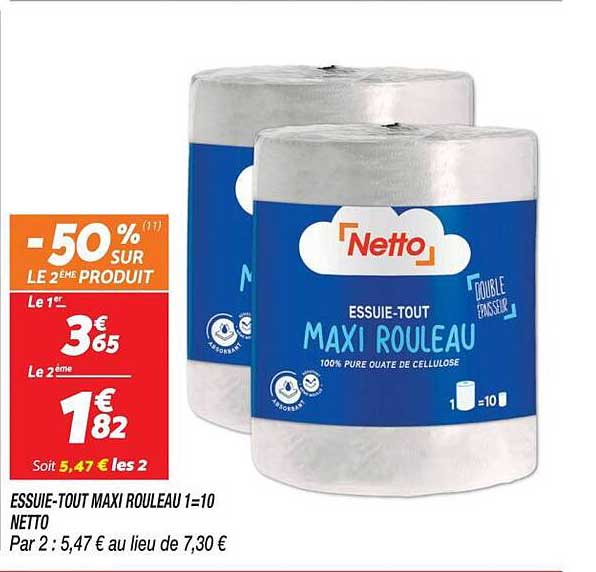 ESSUIE-TOUT MAXI ROUEAU 1=10 NETTO