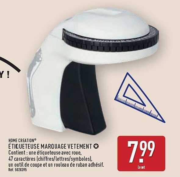 ÉTIQUETEUSE MARQUAGE VETEMENT