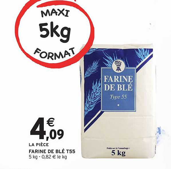 FARINE DE BLÉ T55 5kg