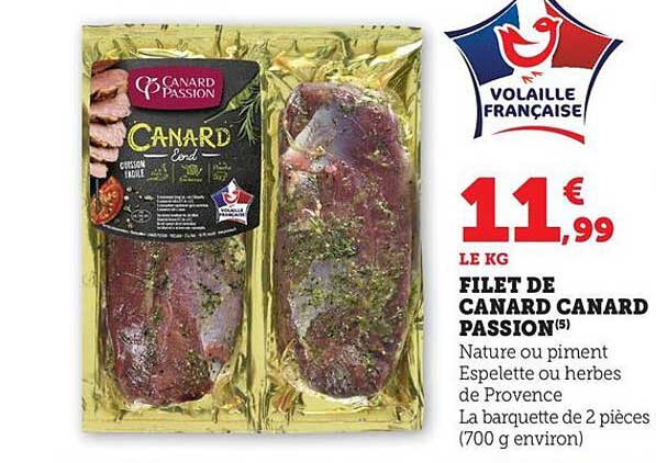 FILET DE CANARD CANARD PASSION