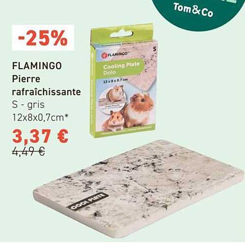 FLAMINGO Pierre rafraîchissante S - gris