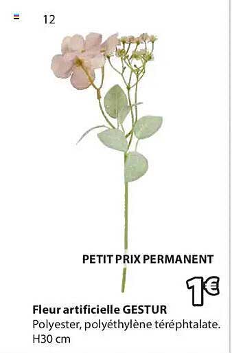 Fleur artificielle GESTUR