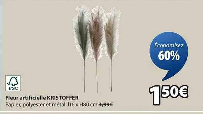 Fleur artificielle KRISTOFFER