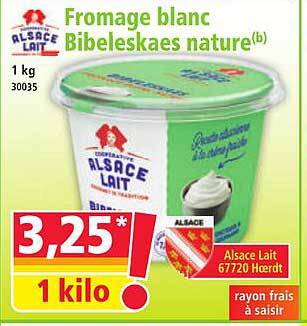 Fromage blanc Bibeletkaes nature