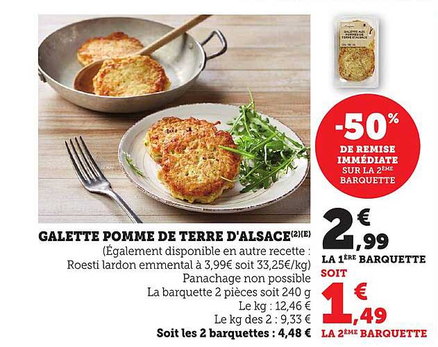 GALETTE POMME DE TERRE D'ALSACE