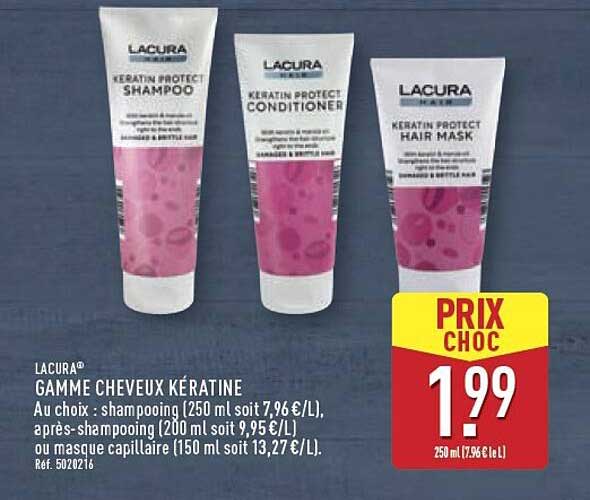 GAMME CHEVEUX KÉRATINE