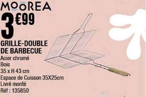 GRILLE-DOUBLE DE BARBECUE