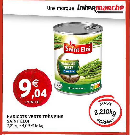HARICOTS VERTS TRÈS FINS SAINT ÉLOI