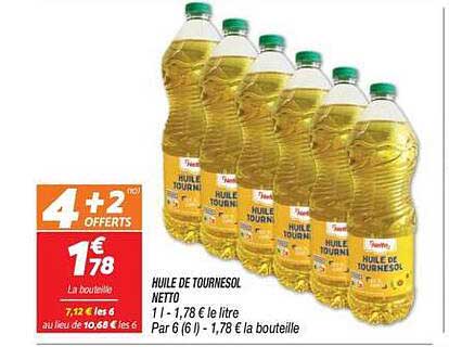 HUILE DE TOURNESOL NETTO
