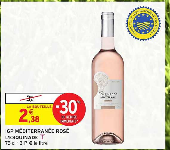 IGP Méditerranée Rosé L'Esquinade