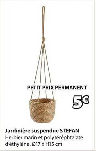 Jardinière suspendue STEFAN