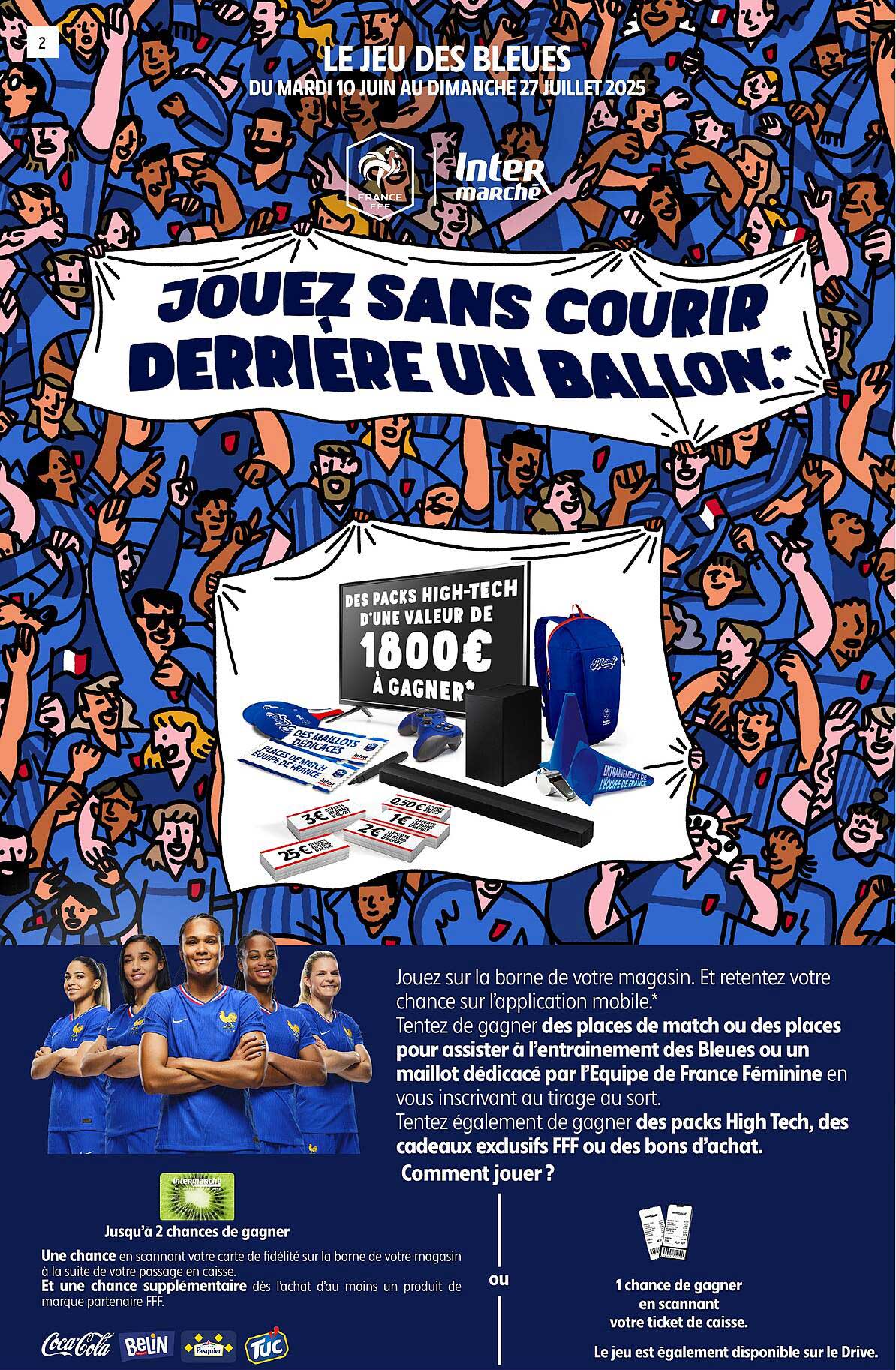 Jouez sans courir derrière un ballon.