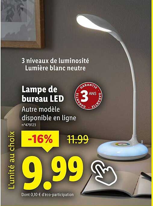 Lampe de bureau LED