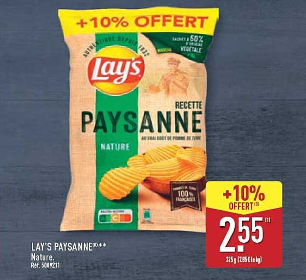 LAY'S PAYSANNE*** Nature.