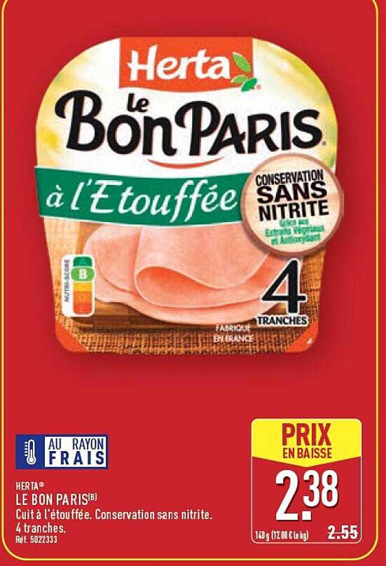 LE BON PARIS® à l'Étouffée