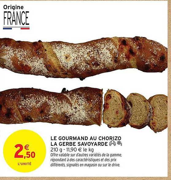 LE GOURMAND AU CHORIZO LA GERBE SAVOYARDE