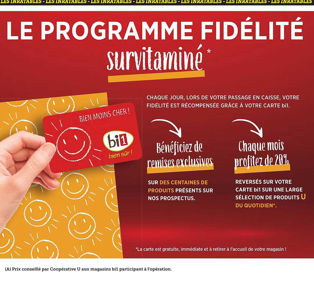 LE PROGRAMME FIDÉLITÉ survitaminer*