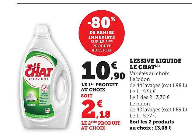 LESSIVE LIQUIDE LE CHAT