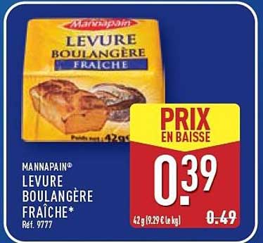 LEVURE BOULANGÈRE FRAÎCHE