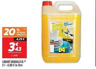 LIQUIDE VAISSELLE 5L