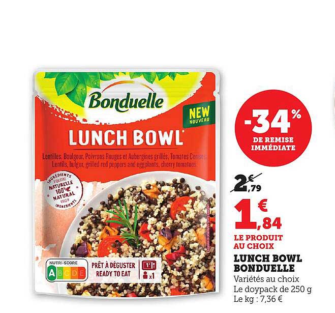 LUNCH BOWL BONDUELLE