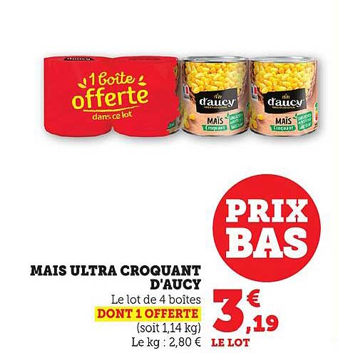 MAIS ULTRA CROQUANT D'AUCY