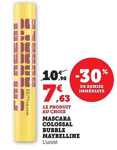 MASCARA COLOSSAL BUBBLE MAYBELLINE