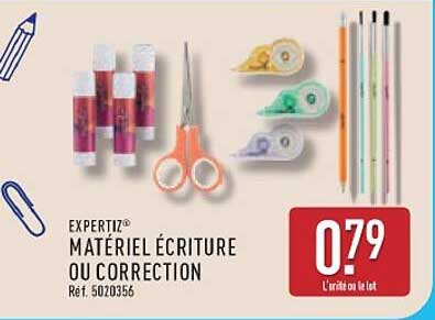MATÉRIEL ÉCRITURE OU CORRECTION