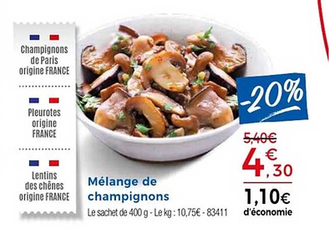 Mélange de champignons