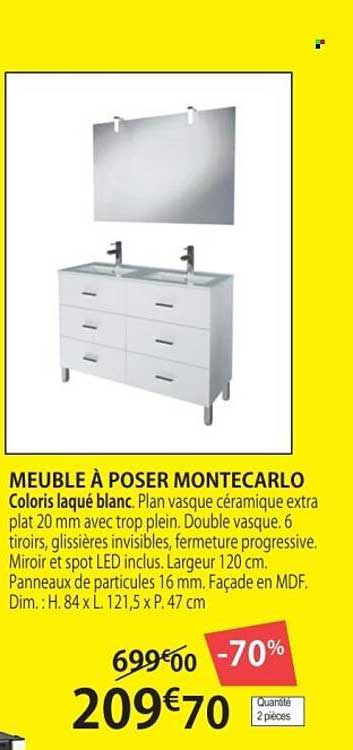 MEUBLE À POSER MONTECARLO