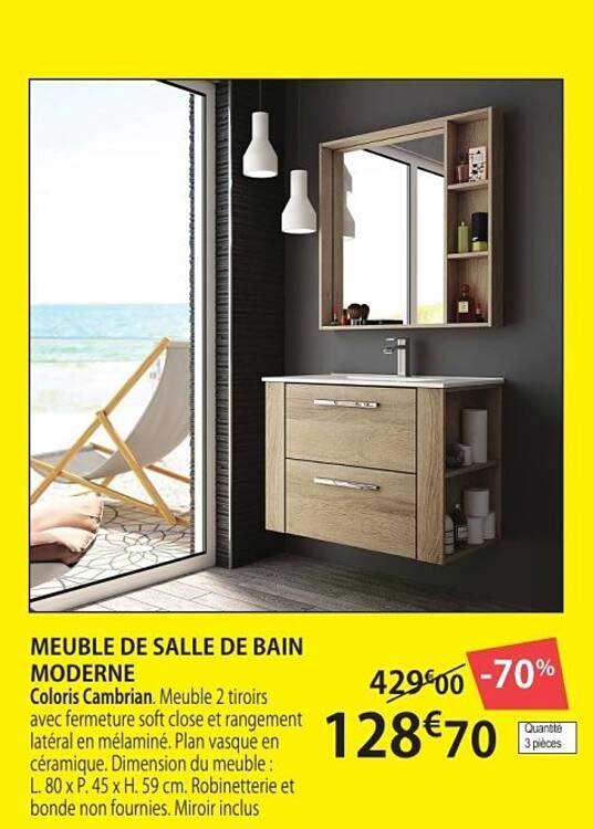 MEUBLE DE SALLE DE BAIN MODERNE